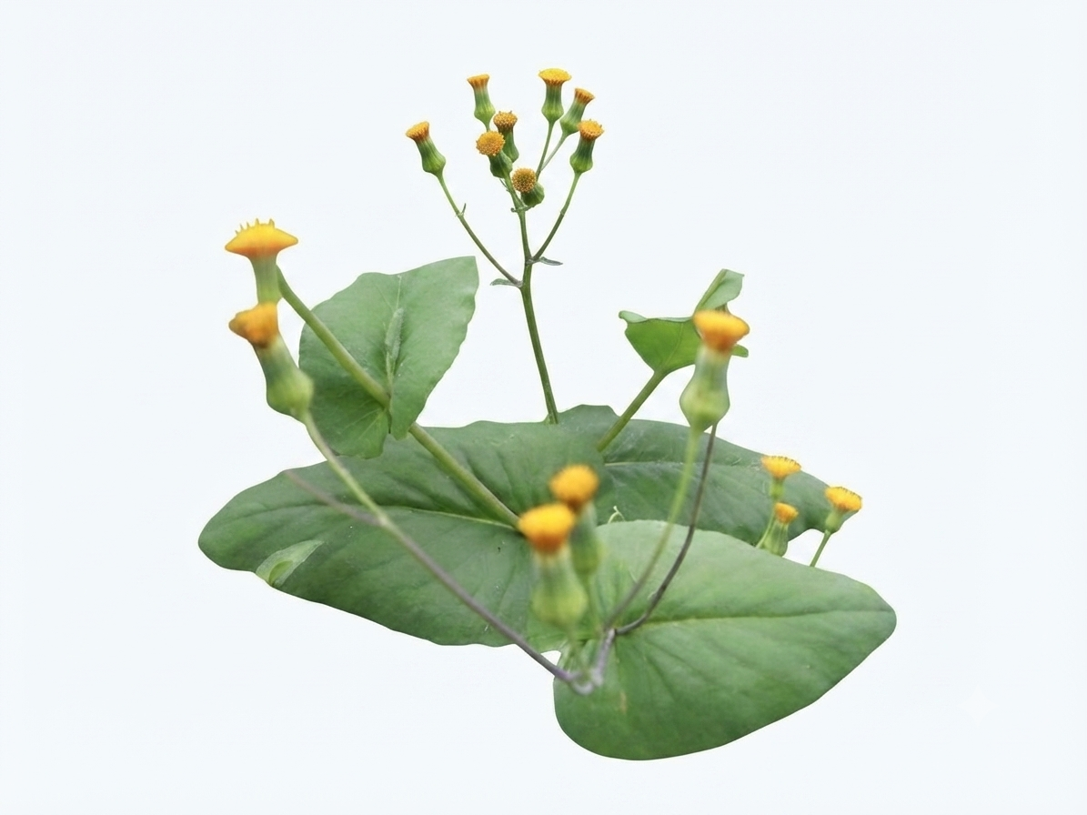 EMILLIA ( oreilles de chien ) plante sechée tout en 1 Protection , attirance , elavation , opportunité,